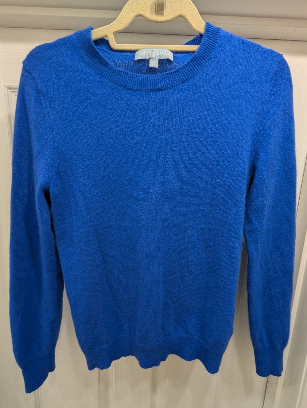 Antonio Melani 100% Cashmere Sweater — Royal Blue, Like New